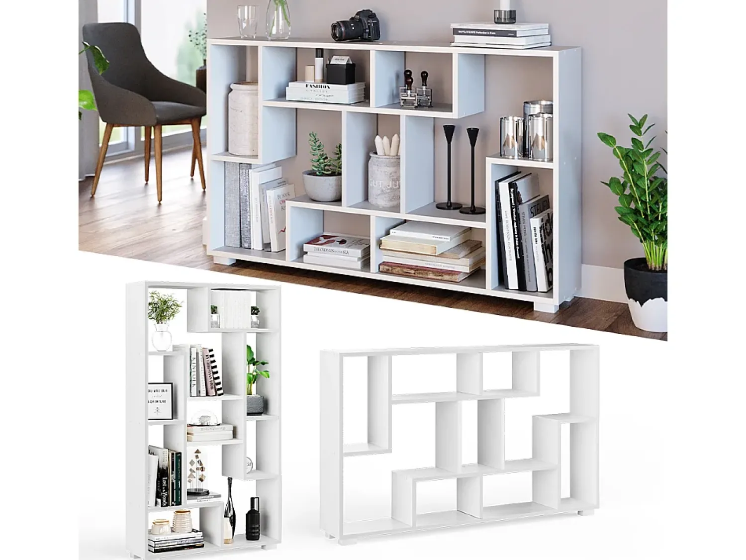 New Vicco Divisória de sala 70.2x20.1x120 domus Branco