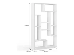 New Vicco Divisória de sala 70.2x20.1x120 domus Branco