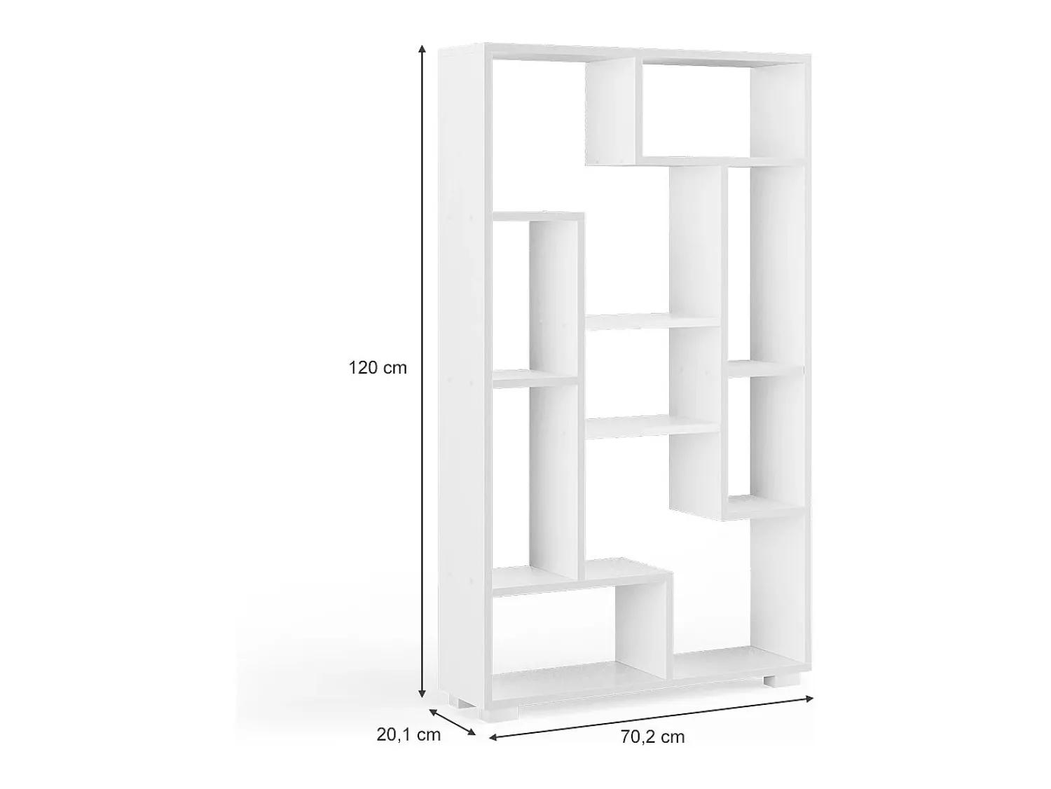 New Vicco Divisória de sala 70.2x20.1x120 domus Branco