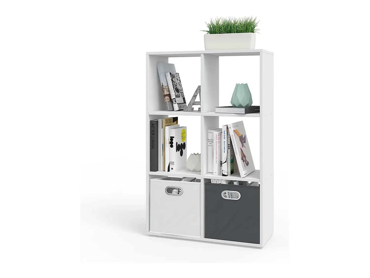Prateleira|Vicco Divisória de sala 72x29x107.8 karree Branco