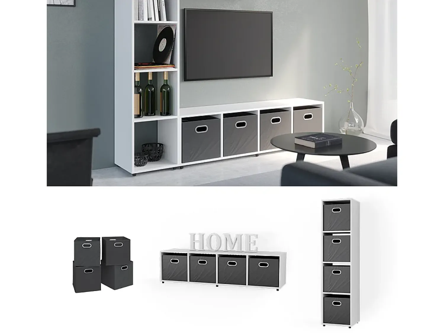 Online Vicco Divisória de sala 142.5x33x36.2 ludus Branco