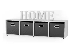Online Vicco Divisória de sala 142.5x33x36.2 ludus Branco