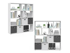 Outlet Vicco Divisória de sala 131.6x29x143 pilar Branco
