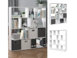 Outlet Vicco Divisória de sala 131.6x29x143 pilar Branco