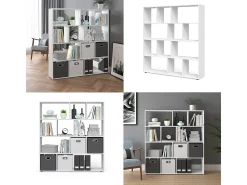 Outlet Vicco Divisória de sala 131.6x29x143 pilar Branco