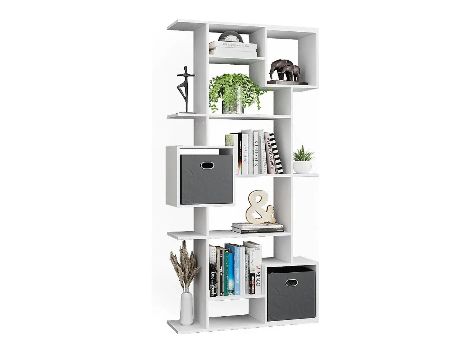 Prateleira*Vicco Divisória de sala 92x29x187.7 cube Branco