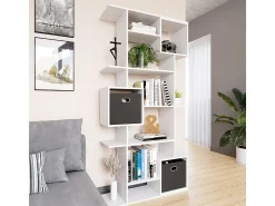 Prateleira*Vicco Divisória de sala 92x29x187.7 cube Branco
