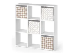 New Vicco Divisória de sala 104x29x108 nove Branco