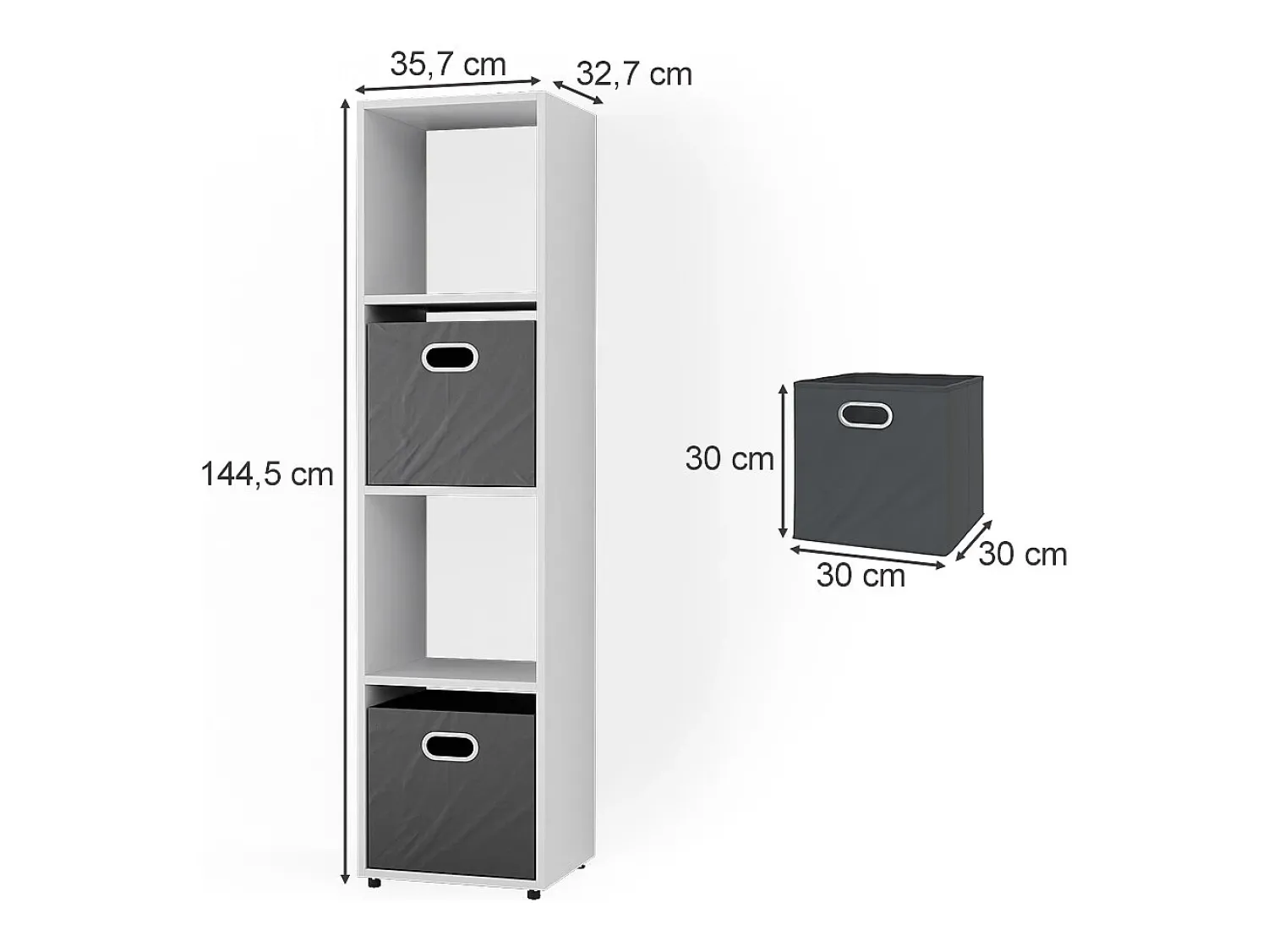 Prateleira|Vicco Divisória de sala 142.5x33x36.2 ludus Branco