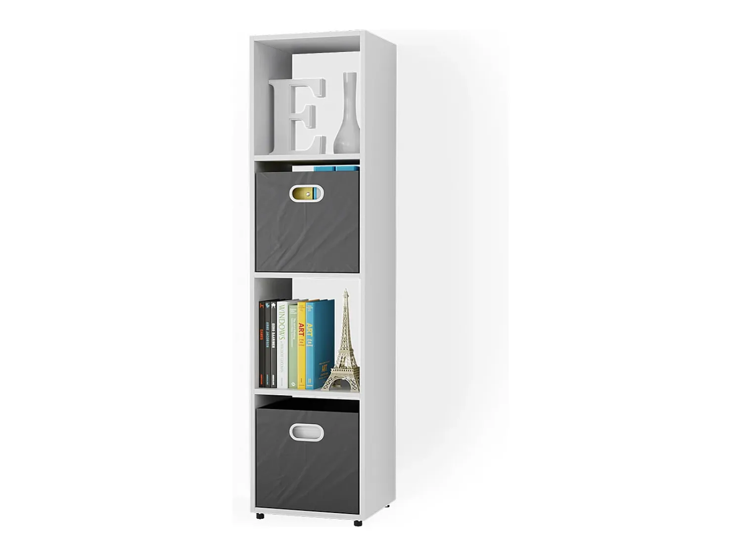 Prateleira|Vicco Divisória de sala 142.5x33x36.2 ludus Branco