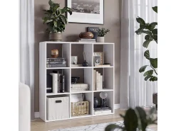 Prateleira*Vicco Divisória de sala 104x29x108 nove Branco