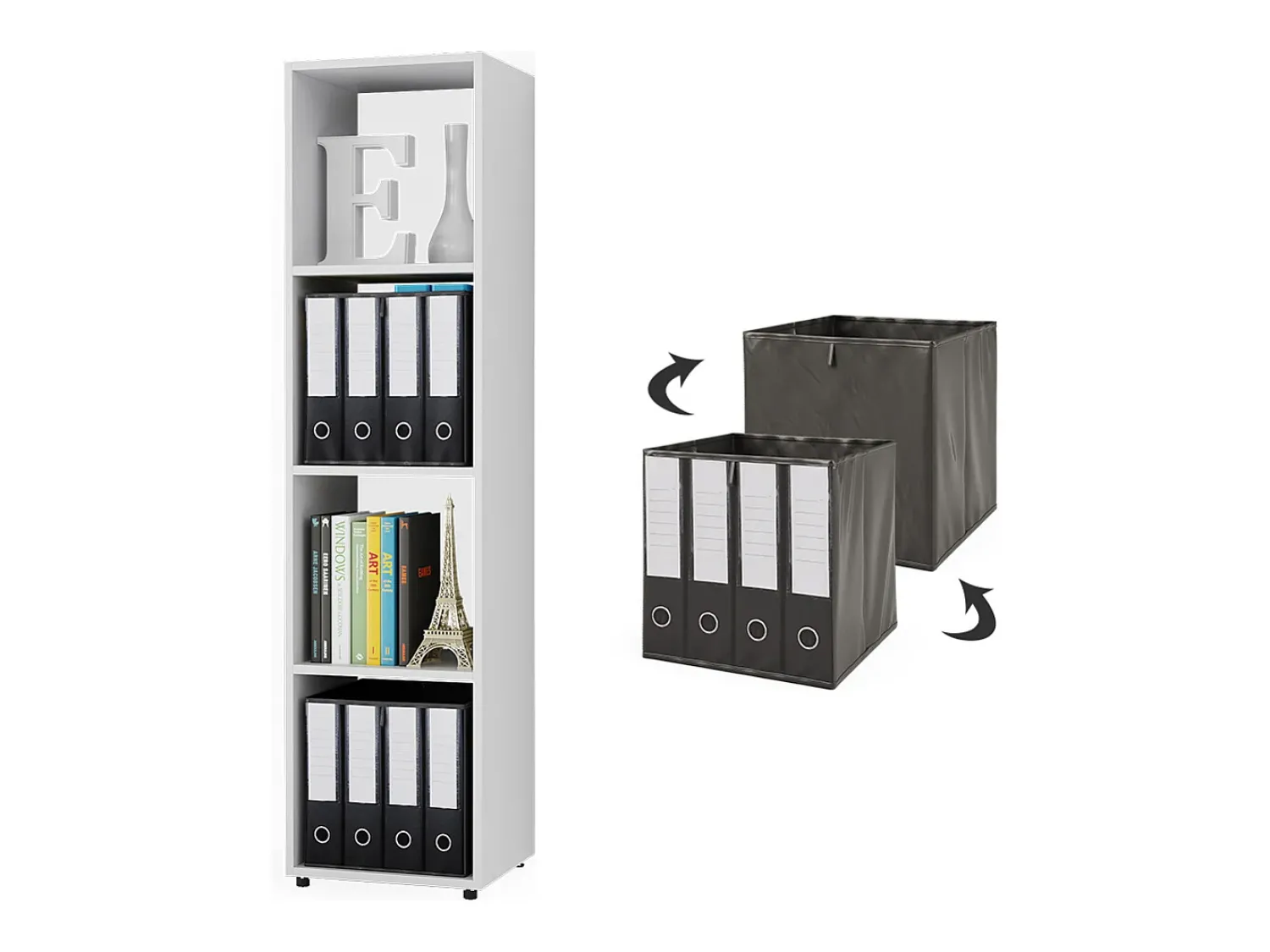 Vicco Divisória de sala 142.5x33x36.2 ludus^ Prateleira