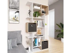 Prateleira*Vicco Divisória de sala /sonoma 92x29x187.7 cube Branco