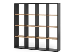 Sale Vicco Divisória de sala carvalho antracite/goldkraft 142.4x29x143 karree Cinza antracite