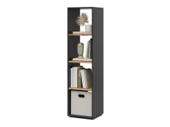 Discount Vicco Divisória de sala carvalho antracite/goldkraft 36.8x33.8x144.9 ludus Cinza antracite
