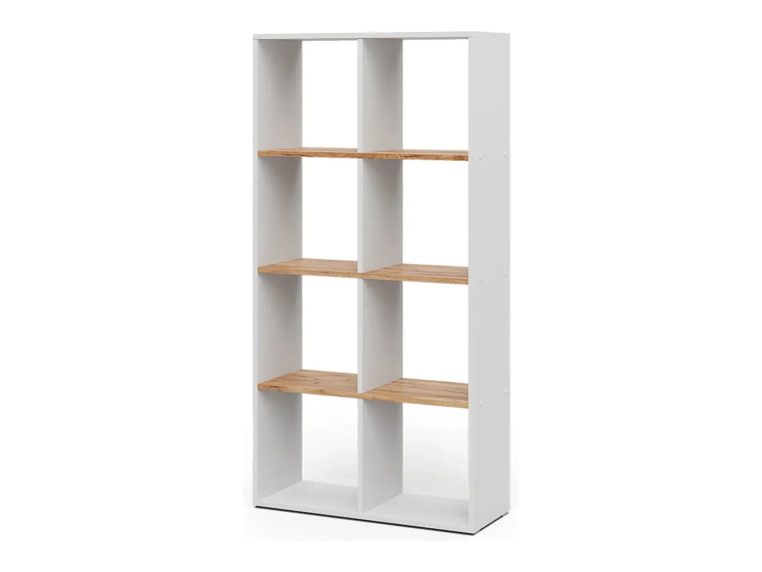 Prateleira*Vicco Divisória de sala carvalho branco/dourado 143x29x72 scutum Natural escuro