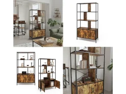 Sale Vicco Divisória de sala carvalho rústico 80x30x146.5 fyrk Natural escuro