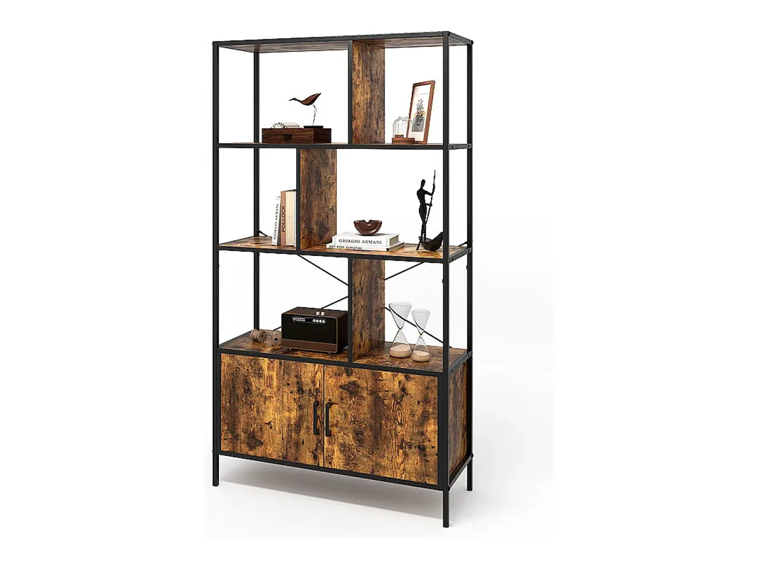 Sale Vicco Divisória de sala carvalho rústico 80x30x146.5 fyrk Natural escuro