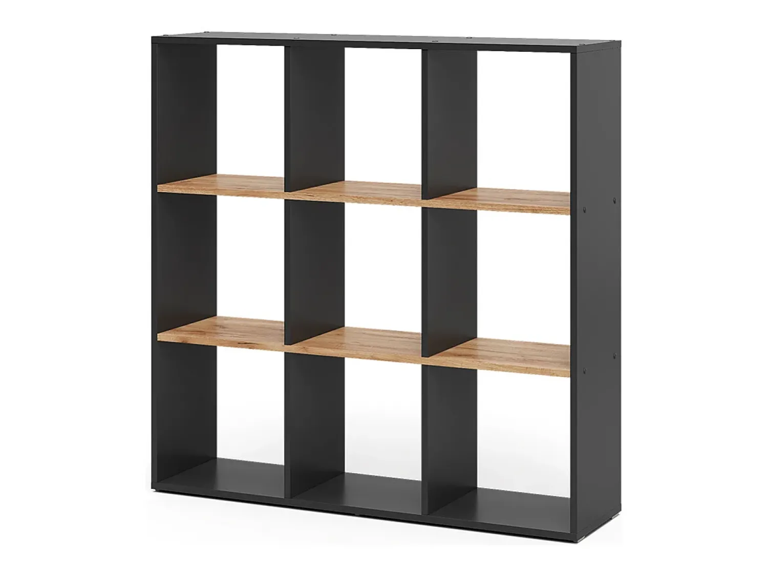Prateleira*Vicco Divisória de sala carvalho antracite/goldkraft 107.2x29x107.8 nove Cinza antracite