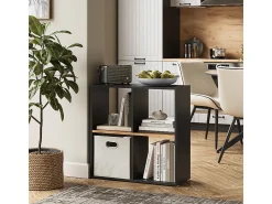 Vicco Divisória de sala carvalho antracite/goldkraft 72x29x72.6 tetra^ Prateleira