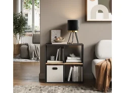 Vicco Divisória de sala carvalho antracite/goldkraft 72x29x72.6 tetra^ Prateleira