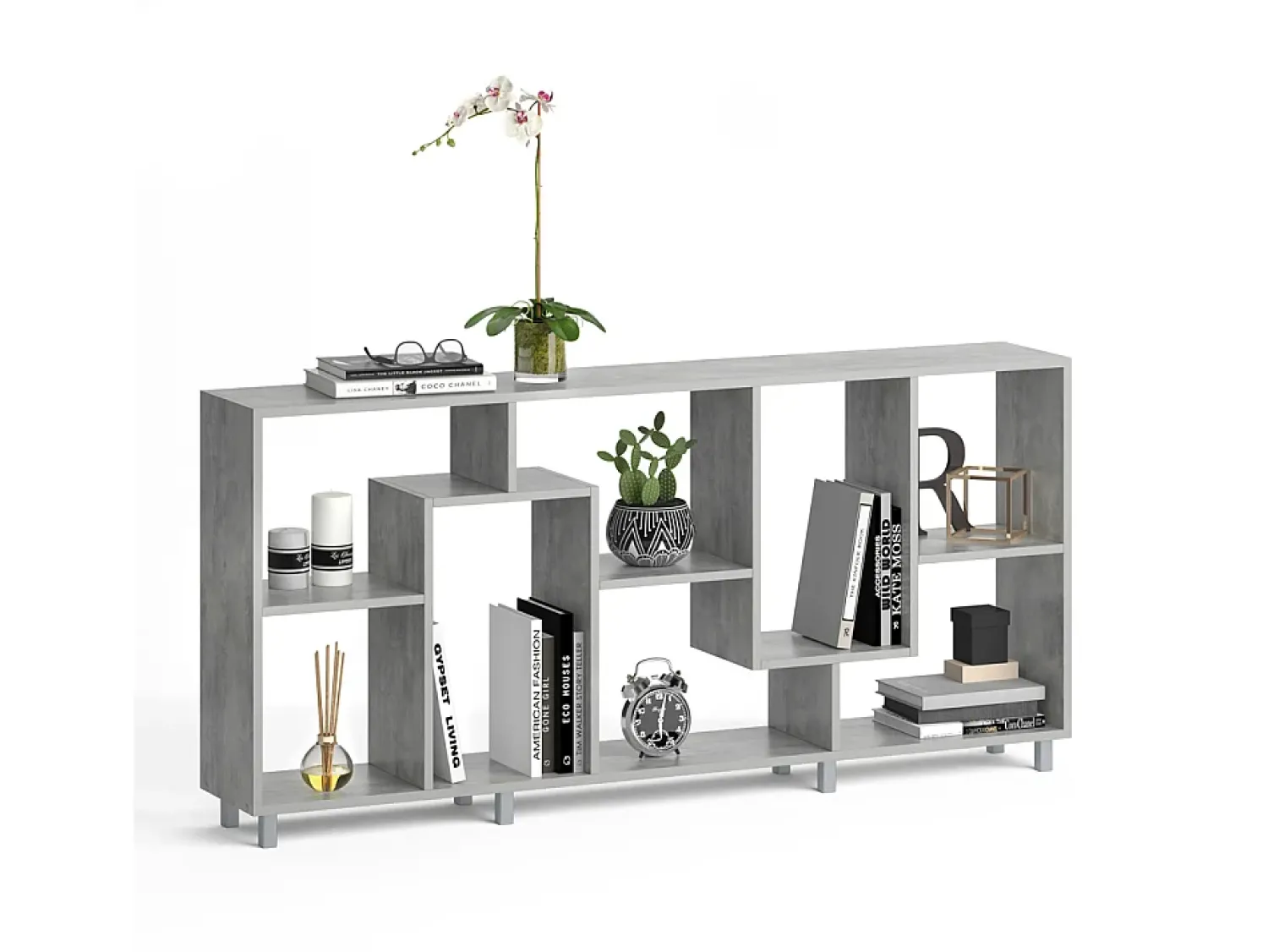 Hot Vicco Divisória de sala cinza 160.6x25x67.2 noa Cinzento
