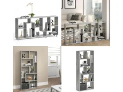 Hot Vicco Divisória de sala cinza 160.6x25x67.2 noa Cinzento