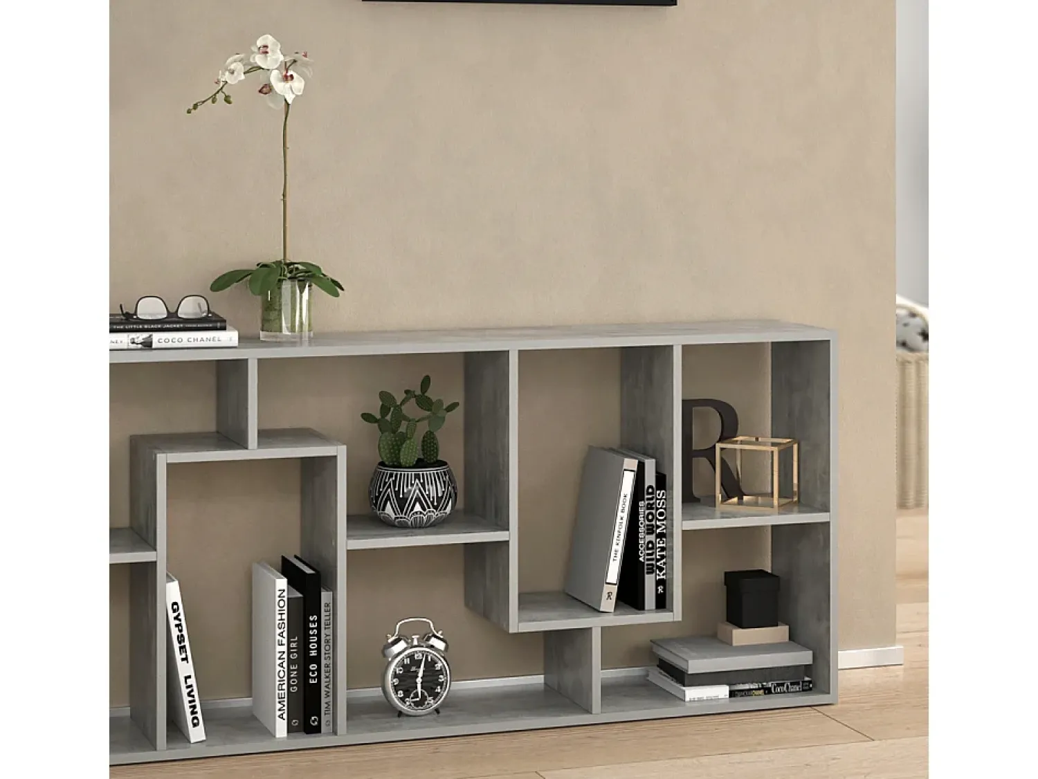 Hot Vicco Divisória de sala cinza 160.6x25x67.2 noa Cinzento