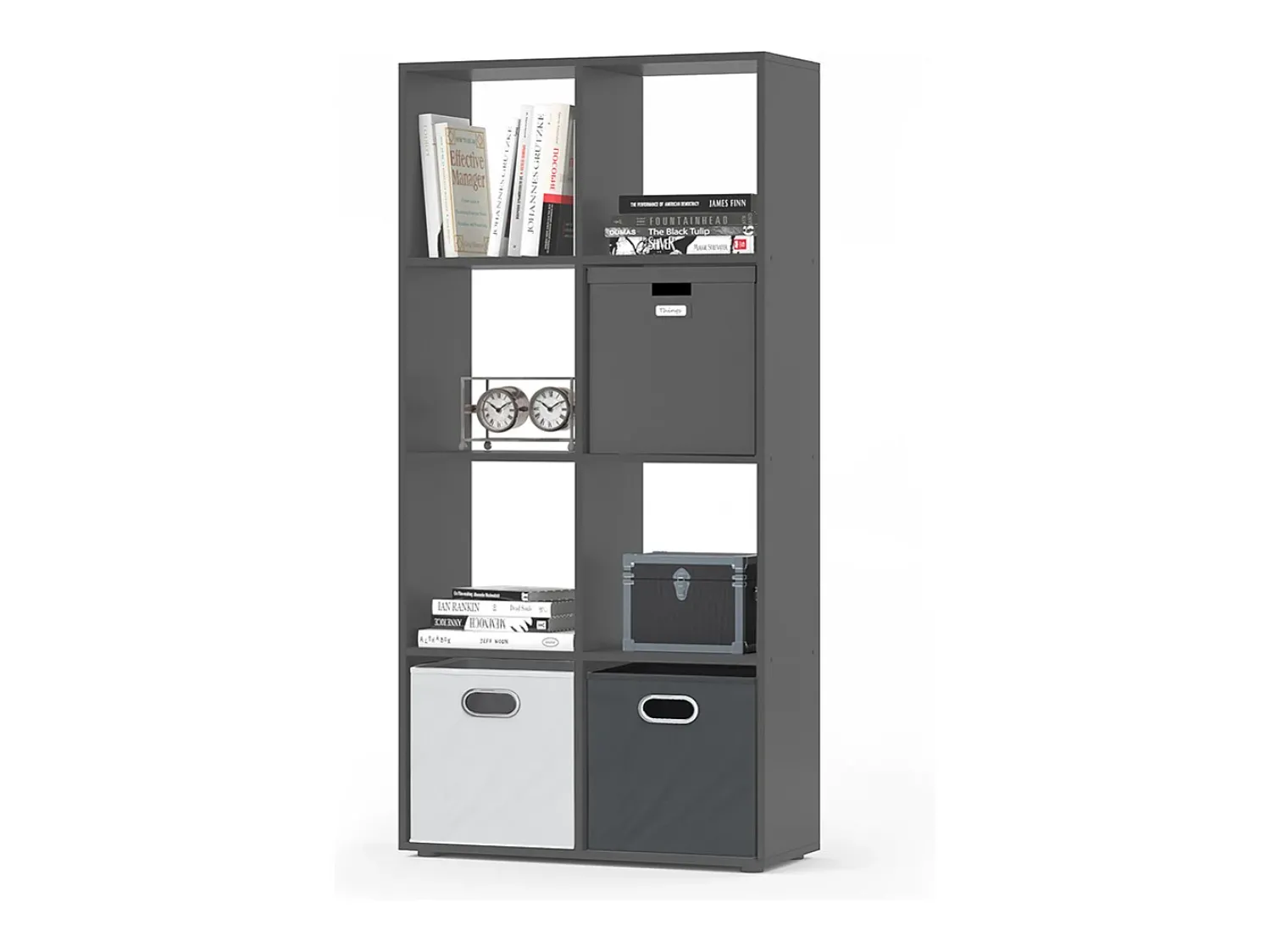 Vicco Divisória de sala cinza 143x29x72 scutum^ Prateleira