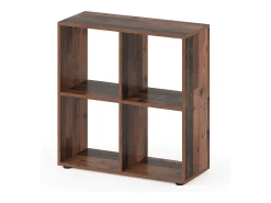 Discount Vicco Divisória de sala madeira antiga 72.6x29x72 tetra Castanho