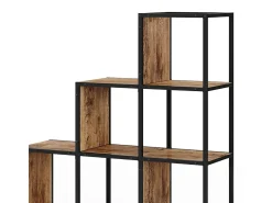 Vicco Divisória de sala madeira antiga 120x30x120 fyrk^ Prateleira