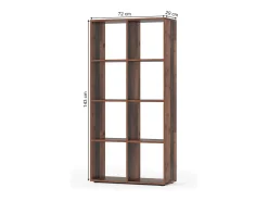Prateleira|Vicco Divisória de sala madeira antiga 143x29x72 scutum Castanho
