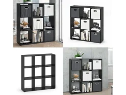 New Vicco Divisória de sala 104x29x108 nove Preto