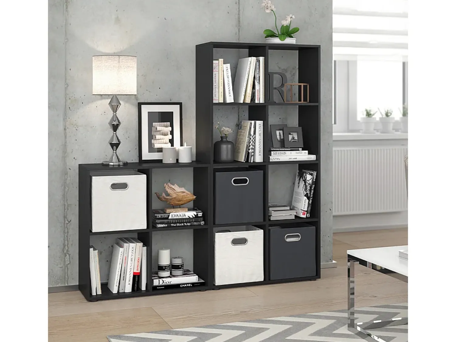 Vicco Divisória de sala 143x29x72 scutum^ Prateleira