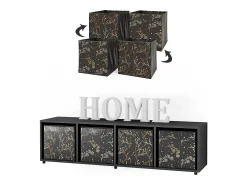 Discount Vicco Divisória de sala 142.5x33x36.2 ludus Preto