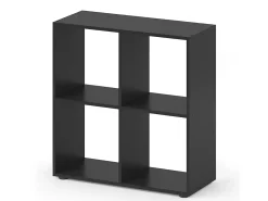 Prateleira*Vicco Divisória de sala 72.6x29x72 tetra Preto