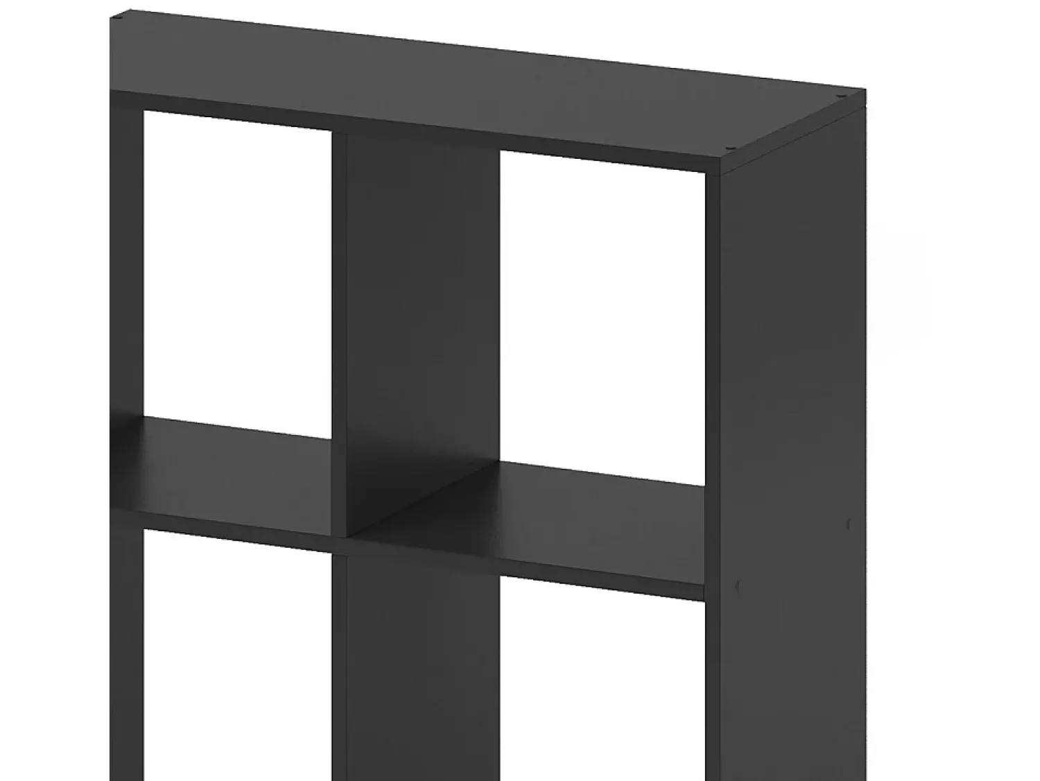 Prateleira*Vicco Divisória de sala 72.6x29x72 tetra Preto