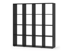 Prateleira|Vicco Divisória de sala 138.5x29x142.5 karree Preto
