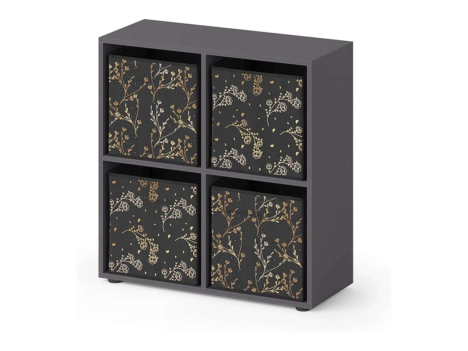 Hot Vicco Divisória de sala 72.6x29x72 tetra Preto