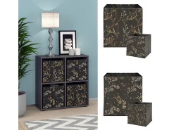 Hot Vicco Divisória de sala 72.6x29x72 tetra Preto