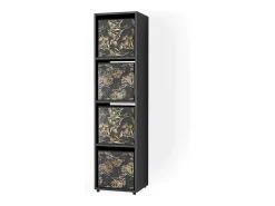 Outlet Vicco Divisória de sala 142.5x33x36.2 ludus Preto