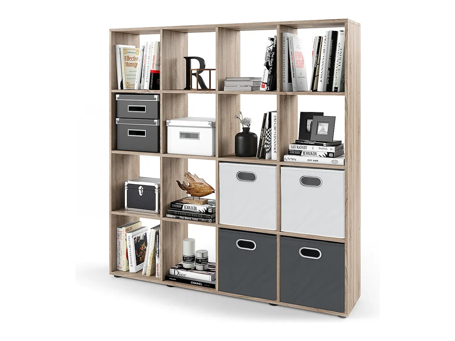 Prateleira*Vicco Divisória de sala sonoma 138.5x29x142.5 karree Natural claro