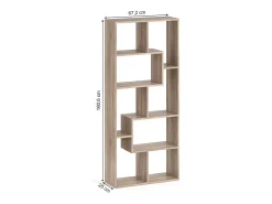 Vicco Divisória de sala sonoma 160.6x25x67.2 noa^ Prateleira