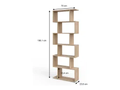 Vicco Divisória de sala sonoma 70x23.8x192.2 levio^ Prateleira
