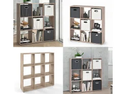 Outlet Vicco Divisória de sala sonoma 104x29x108 nove Natural claro