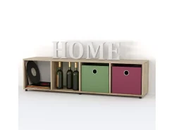 Vicco Divisória de sala sonoma 142.5x33x36.2 ludus^ Prateleira