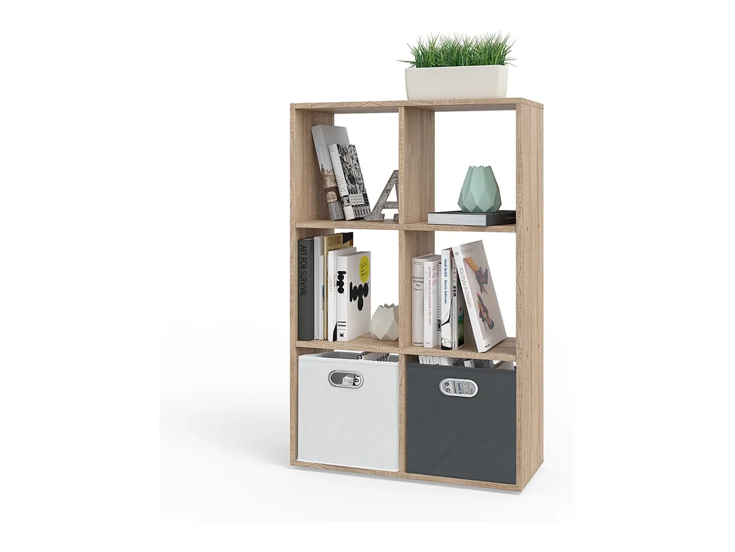 Best Vicco Divisória de sala sonoma 72x29x107.8 karree Natural claro