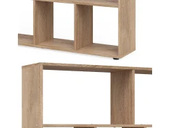 Prateleira|Vicco Divisória de sala sonoma 131.6x29x143 pilar Natural claro