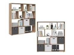 Prateleira|Vicco Divisória de sala sonoma 131.6x29x143 pilar Natural claro