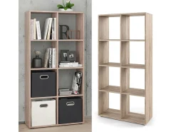 Prateleira*Vicco Divisória de sala sonoma 143x29x72 scutum Natural claro